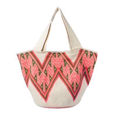 Maleiwa Tote Bag - Beige Pink - Pre order